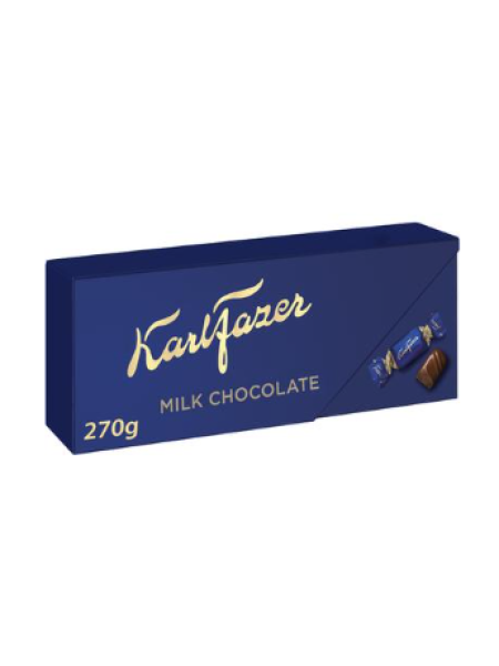 Подарочная коробка конфет Karl Fazer 270г молочный шоколад