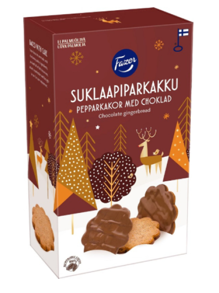 Имбирное печень в шоколадной глазури Fazer 175 г 