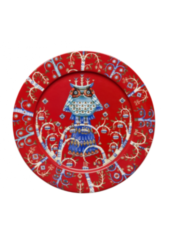 Тарелка обеденная Iittala Taika 27см, красная