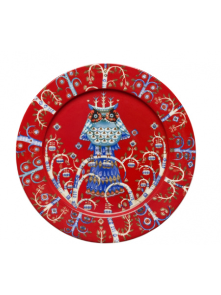 Тарелка обеденная Iittala Taika 27см, красная