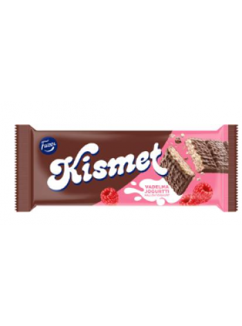 Шоколадные вафли Fazer Kismet с малиной и йогуртом 41г