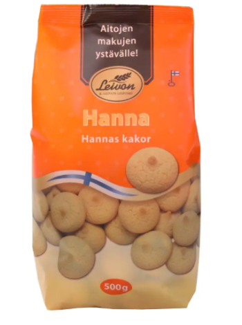 Печенье со сливочным маслом Leivon Hanna 500г