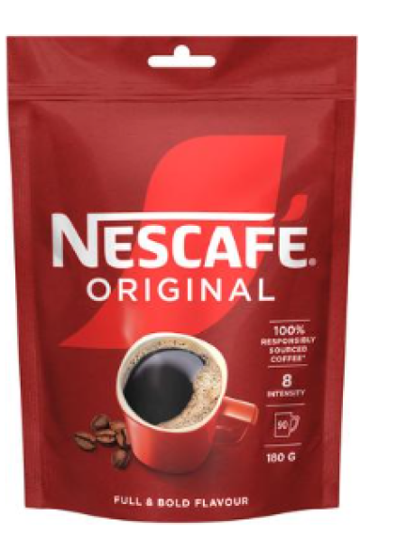 Растворимый кофе Nescafé Original 180г в мягкой упаковке