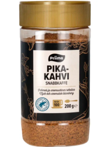 Растворимый кофе Priima Pikakahvi 200г 