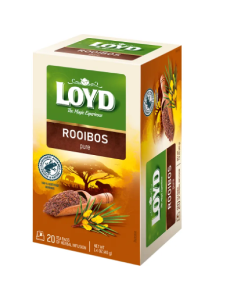 Травяной чай в пакетиках Rooibos Loyd 20шт