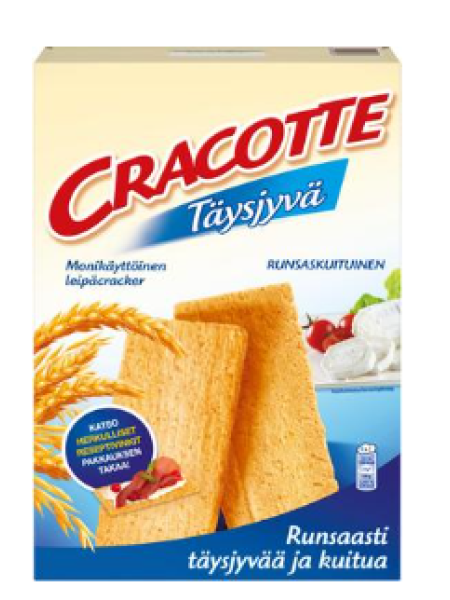 Крекеры из цельнозернового хлеба Cracotte 250 г