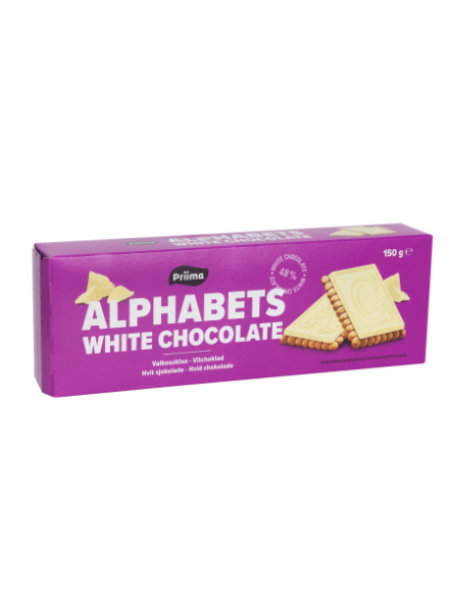 Печенье с белым шоколадом Priima Valkosuklaakeksi 150г