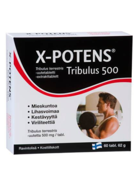 Пищевая добавка для мужчин X-Potens Tribulus 500 60шт
