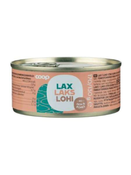 Лосось в рассоле Coop lohi suolaliemessä 170/130 г