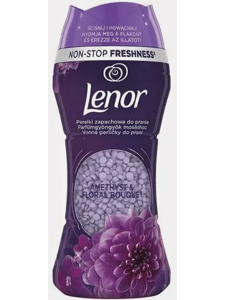 Ароматические жемчужины для стирки Lenor Amethyst & Floral Bouquet 210г