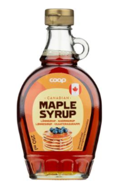 Кленовый сироп Coop 250 мл