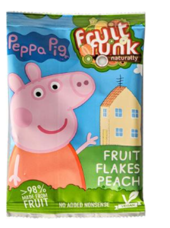 Персиковые хлопья для детей Fruitfunk Pepsa Pig 16г