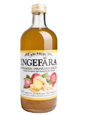 Концентрат имбирного сока Brunneby Inkiväärimehutiiviste 0,5 л