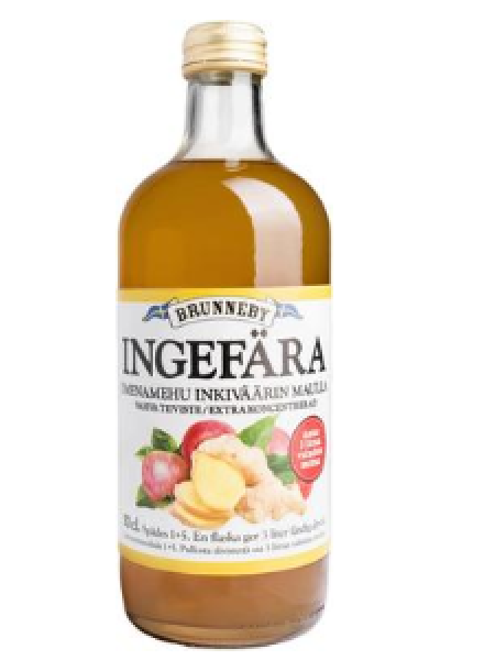 Концентрат имбирного сока Brunneby Inkiväärimehutiiviste 0,5 л