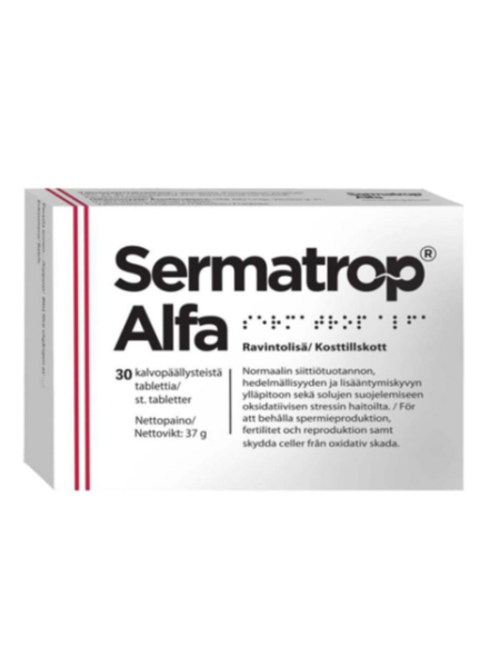 Добавка для мужчин Sermatrop Alfa 30шт
