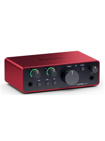 Звуковая карта Focusrite Scarlett Solo (4-го поколения)