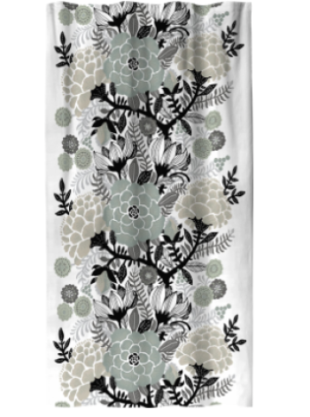 Плотная штора Vallila Manteli vihreä 140 x 250 см