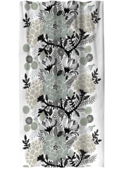 Плотная штора Vallila Manteli vihreä 140 x 250 см