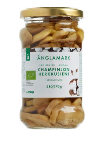 Грибы нарезанные органические Änglamark 280г