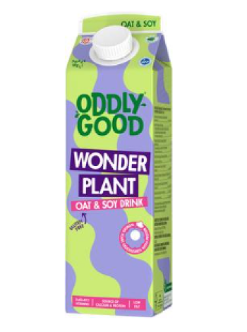 Овсяно-соевый напиток Oddlygood Wonder Plant UHT 1 л безглютеновый