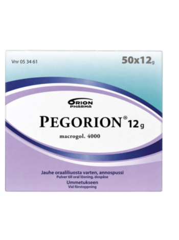 Препарат для лечения запоров PEGORION 50х12г в пакетиках