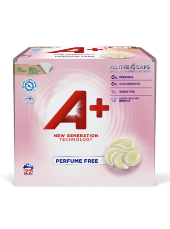 Капсулы для стирки A+ Active4 Caps Sensitive Color 22 шт