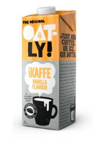 Овсяный напиток для кофе со вкусом ванили Oatly iKaffe UHT 1 л  