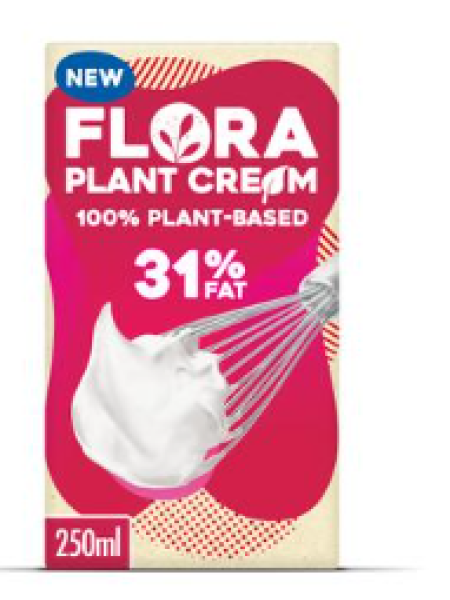 Сливки на растительной основе Flora Plant cre+m 31% 250мл