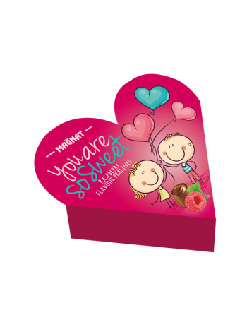 Шоколадные конфеты с малиновой начинкой MAGNAT So Sweet Raspberry 26г