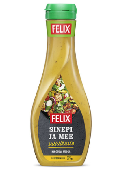 Салатный соус Felix hunaja-sinappi 375г мед горчица