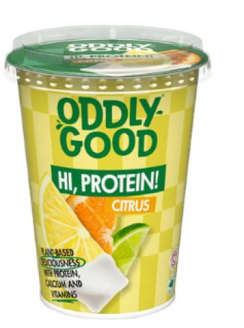 Йогурт на основе овса Fazer Oddlygood proteiinigurtti citrus 400г лимон