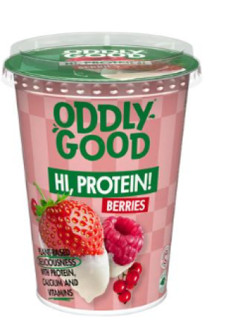 Йогурт на овсяной основе Valio Oddlygood 400 г клубника малина красная смородина