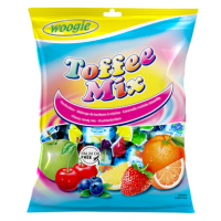 Смесь жевательных конфет с фруктовым вкусом Woogie toffee mix 160г