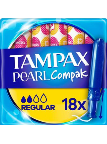 Тампоны Tampax Pearl Compak Regular 18 шт