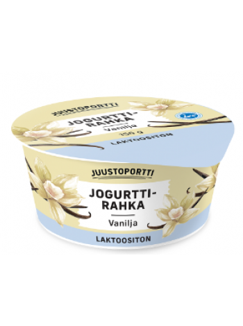 Йогурт творожный Juustoportti jogurttirahka 150г ваниль без лактозы