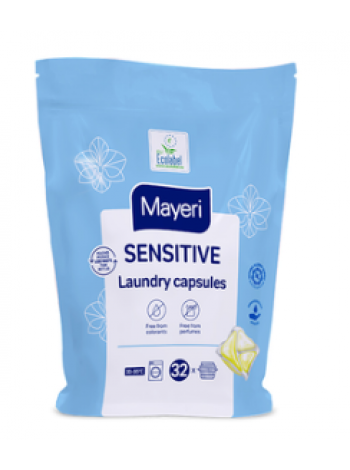 Капсулы гелевые для стирки Mayeri Sensitive 32шт