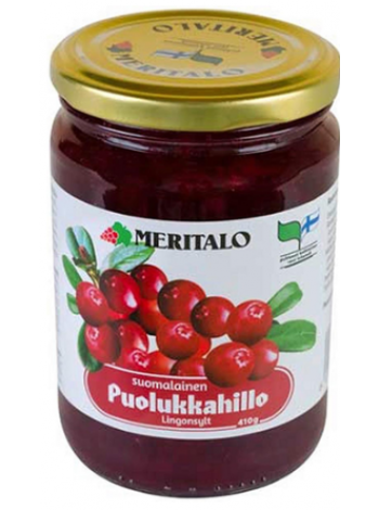 Брусничное варенье Meritalo pohlamoos 410г