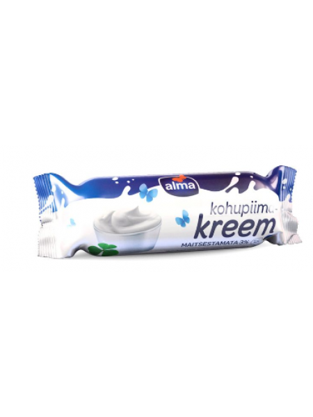 Творожная масса без добавок ALMA Maitsestamata kohupiimakreem 300г