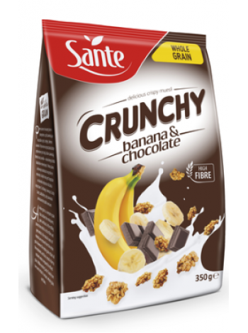 Мюсли с бананом и шоколадом SANTE 350г