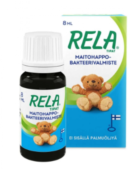 Жидкий препарат молочнокислых бактерий RELA DROPS TIPAT 8 мл