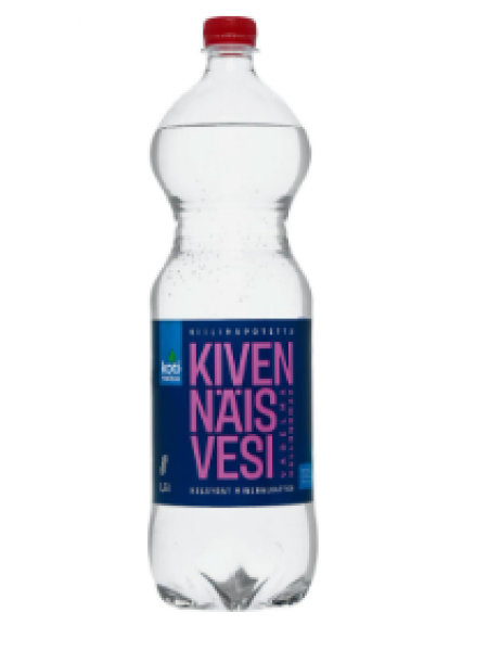 Минеральная вода c малиной Kotimaista Kivennäisvesi vadelma 1,5л