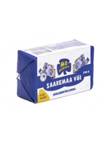 Масло сливочное с кристаллами соли 80% MO SAAREMAA 200 г
