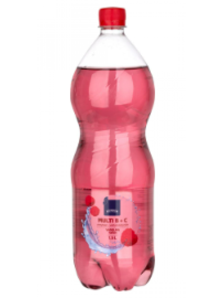 Напиток газированный Rainbow vadelma B+C с малиной и витаминами 1,5л