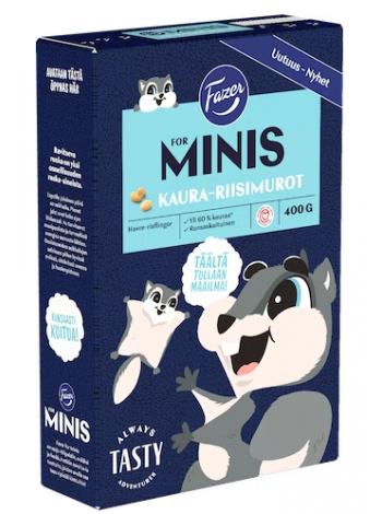 Рисовые хлопья Fazer for Minis Kaura 400г