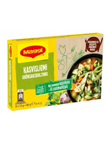 Овощной бульон в кубиках Maggi Kasvisliemi 8х10г