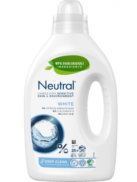 Гель для стирки Neutral White 1л для белого