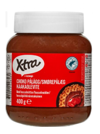 Шоколадная паста X-tra Kaakaolevite 400г