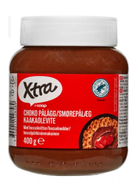 Шоколадная паста X-tra Kaakaolevite 400г