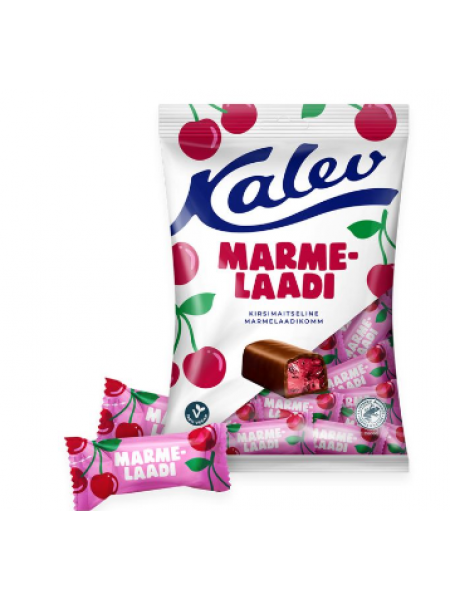 Конфеты мармеладные со вкусом вишни KALEV 175 г