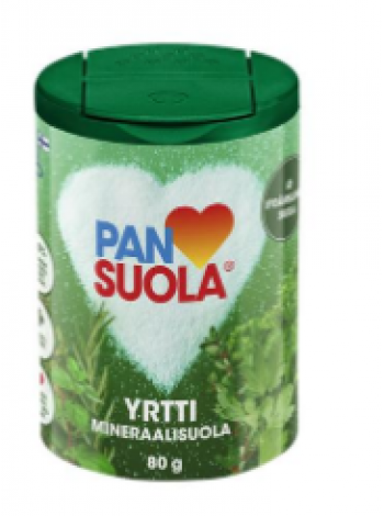 Минеральная соль с травами Pansuola Yrttimineraalisuola 80г